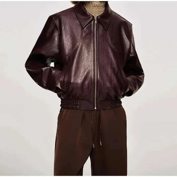Anna - classic burgundy jacket