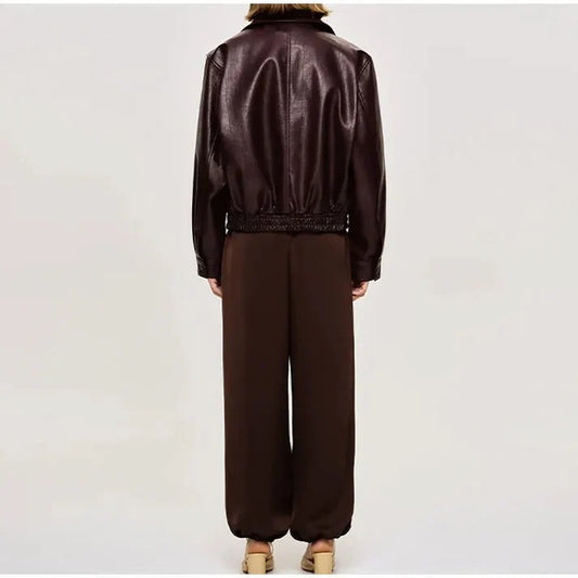 Anna - classic burgundy jacket