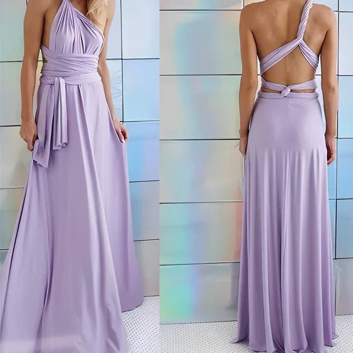 NIMA Elegante jurk in een veelzijdige wikkel-look