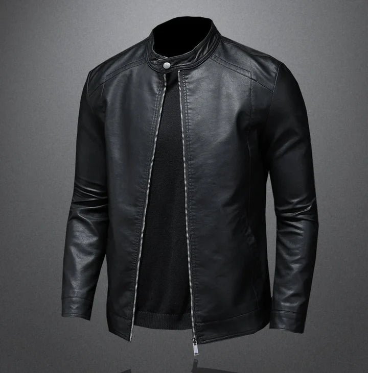 Jasper – sturdy leather jacket in biker style