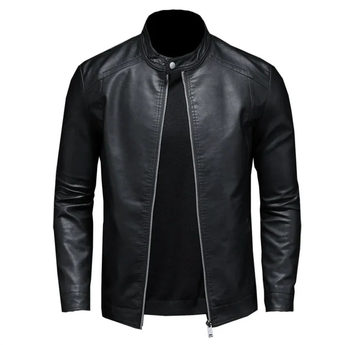 Jasper – sturdy leather jacket in biker style