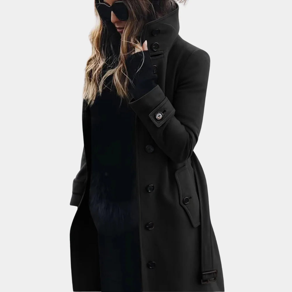 Jill - stylish and warm trench coat for women