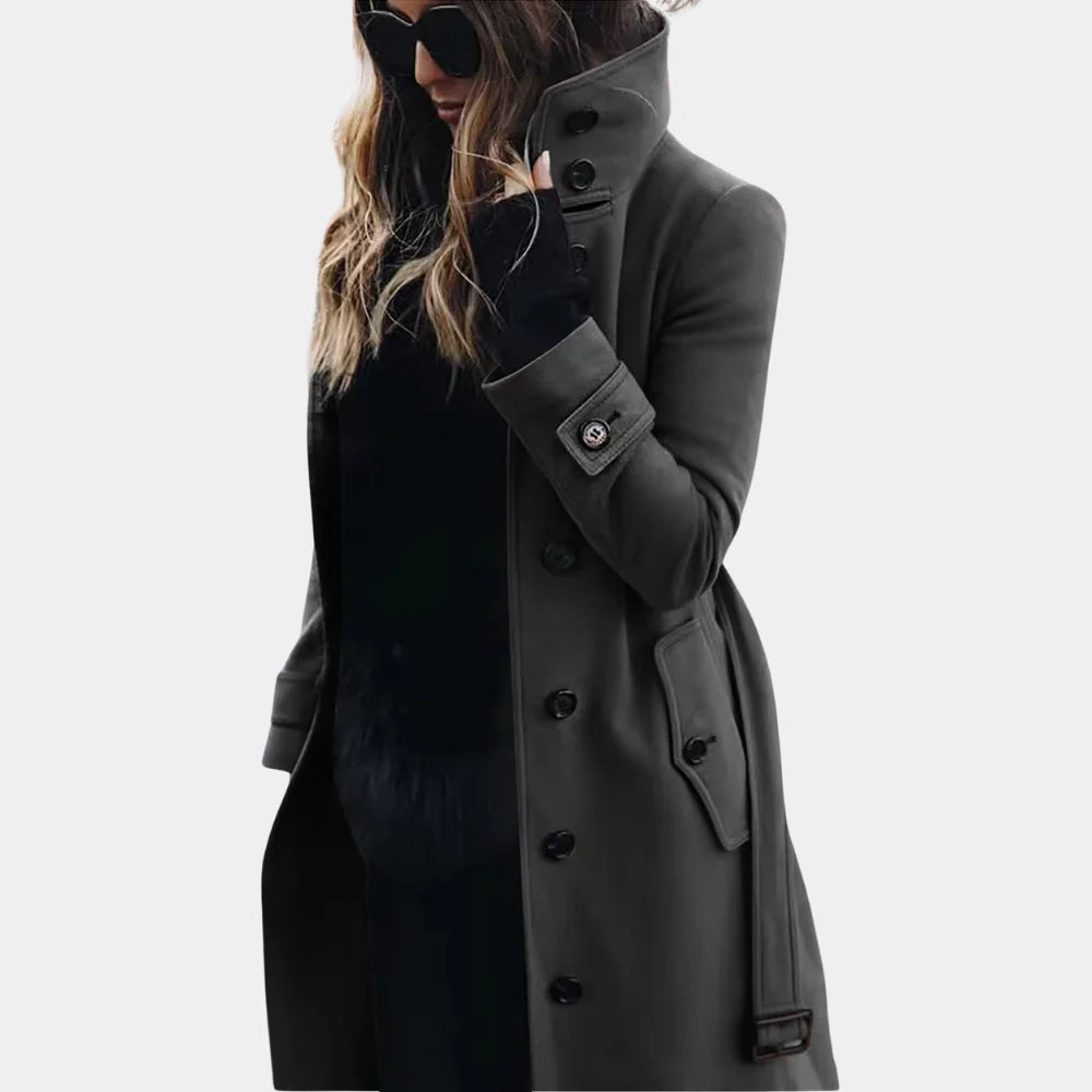 Jill - stylish and warm trench coat for women