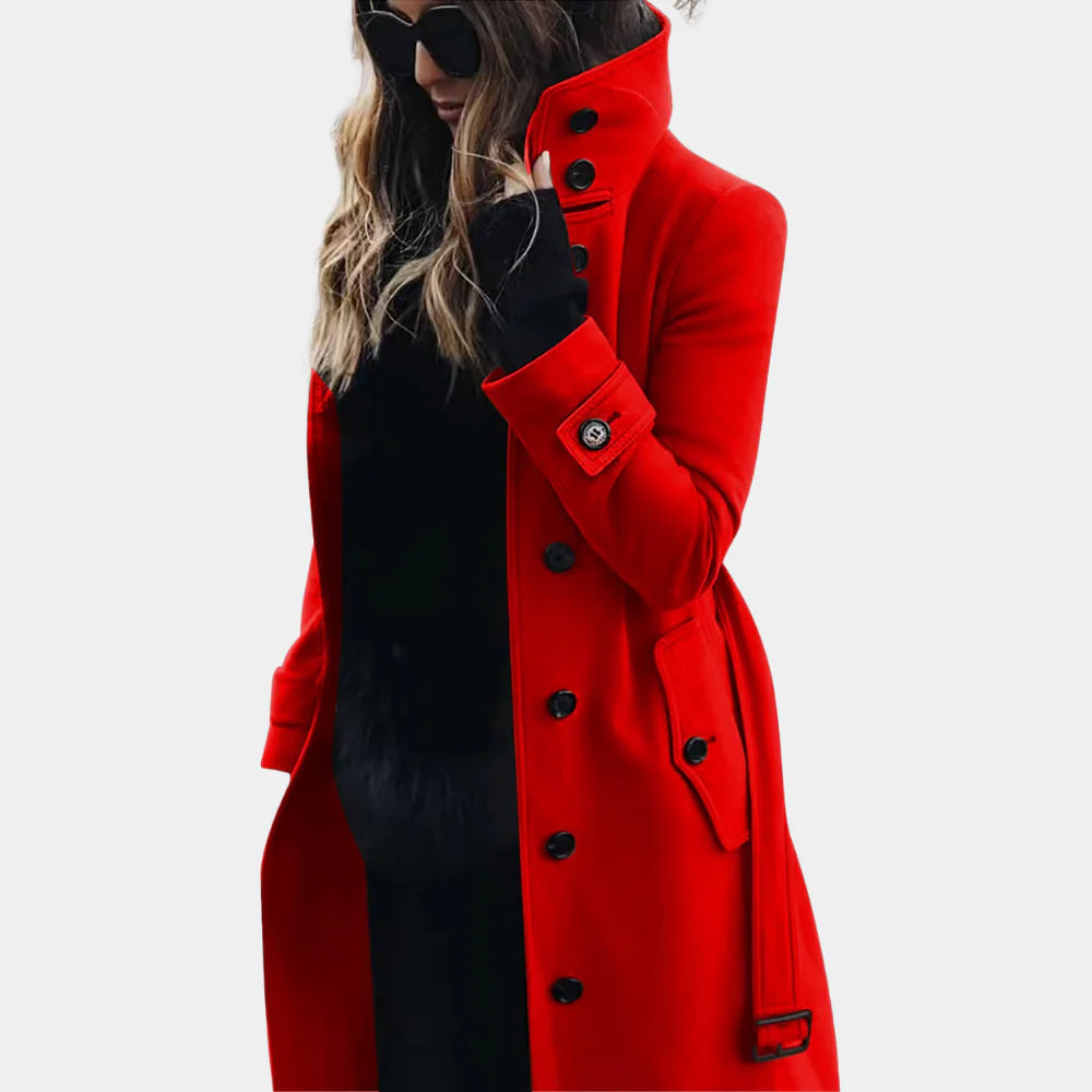 Jill - stylish and warm trench coat for women
