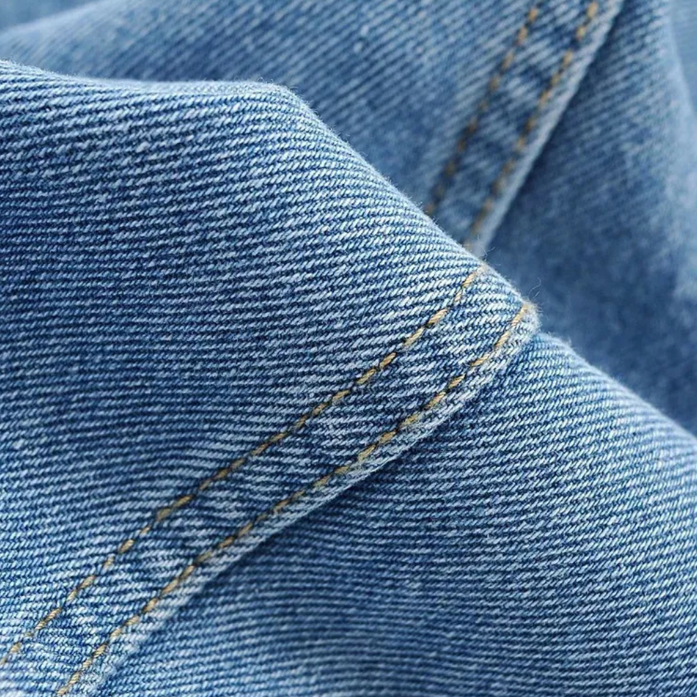 Mailani - trendy denim cargo pants for women