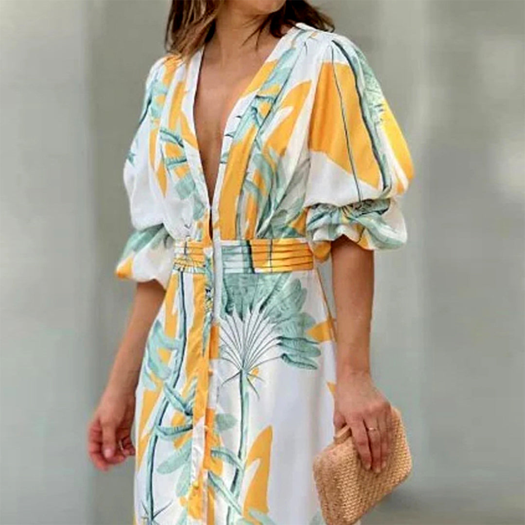 Nima Maxi jurk Met Zomerse Gloed