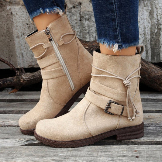 Zahara – trendy dameslaarzen met gesp