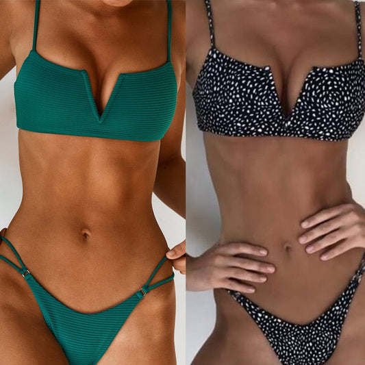 NIMA Braziliaanse bikini met v-hals