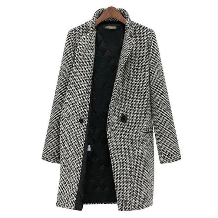 Delphine | elegant long wool coat