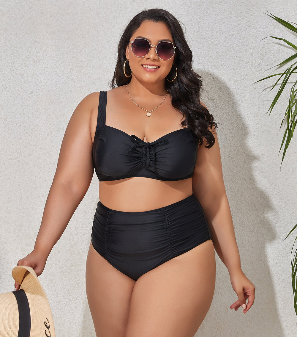 NIMA luipaardprint hoge taille bikini grote maten