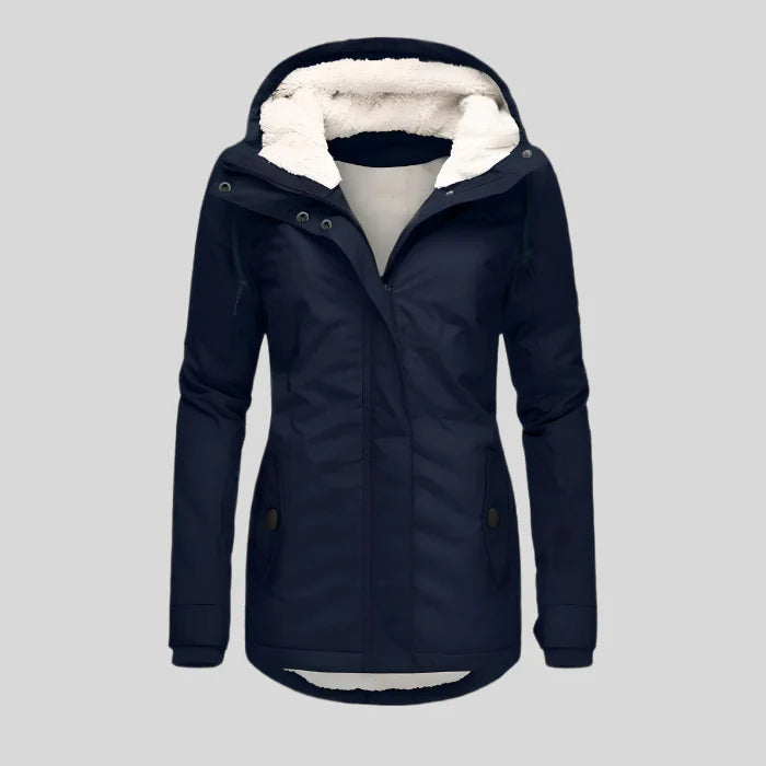 Taja - waterproof and warm winter jacket with hood for women