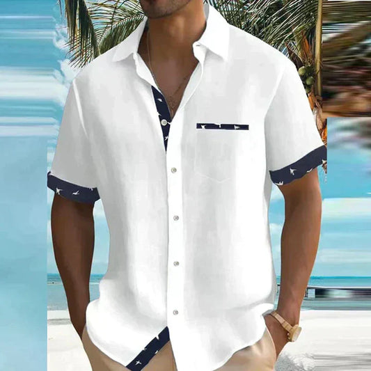 NIMA Charmant zomershirt met lichte stof en zeebriesmotief