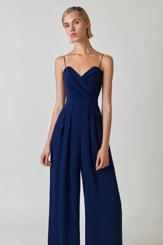 NIMA Mouwloze klassieke jumpsuit