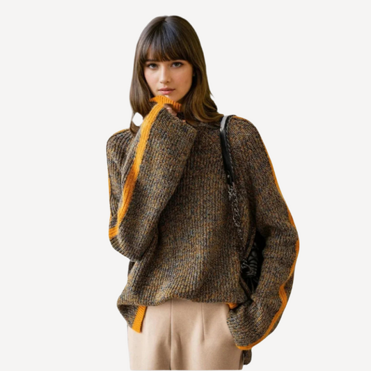 Zoe - elegante gebreide comfort coltrui voor dames
