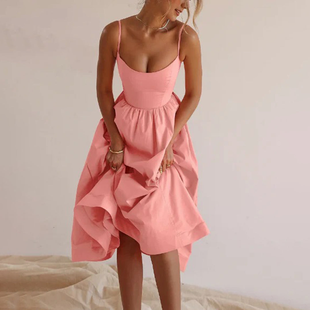 NIMA Elegante midi-jurk