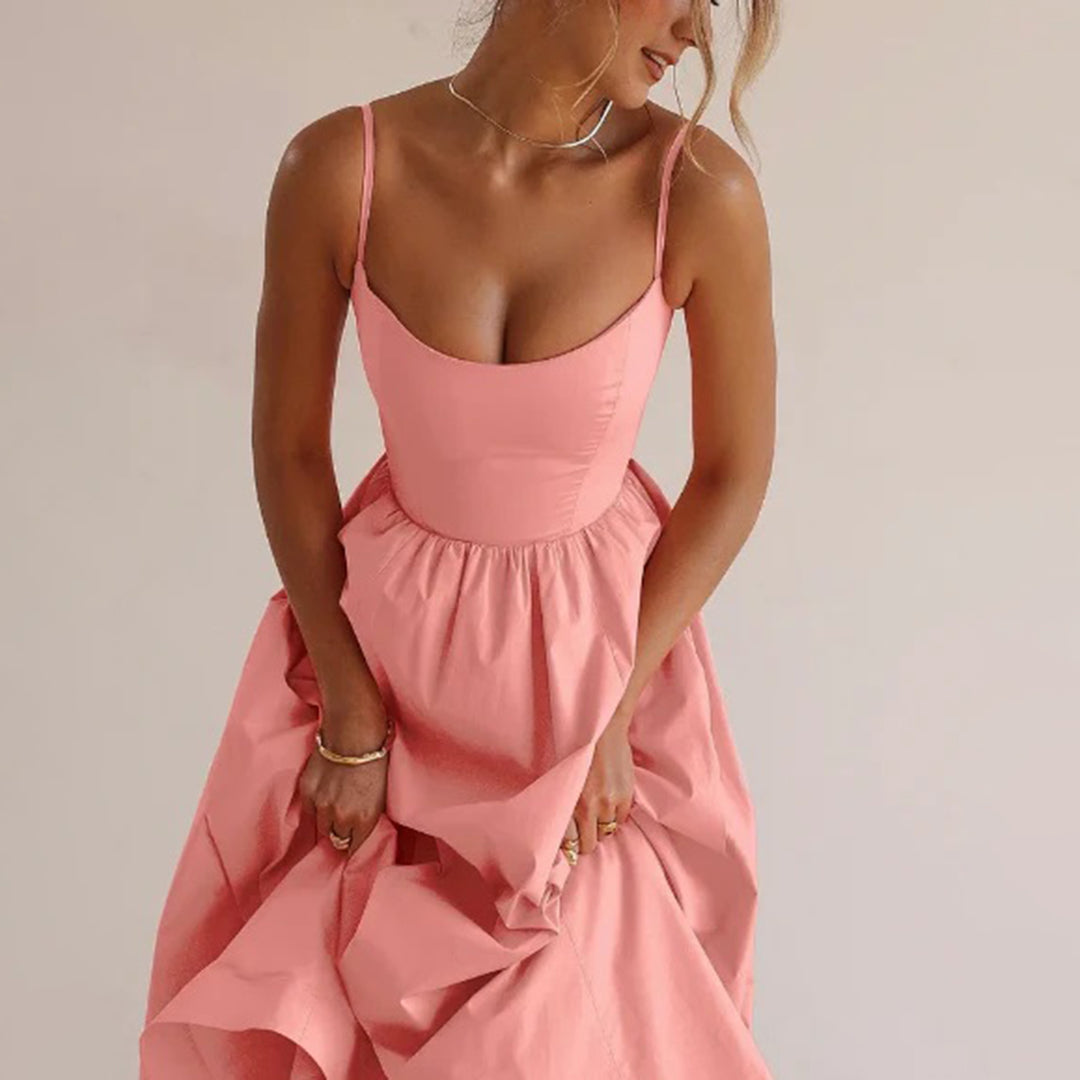NIMA Elegante midi-jurk