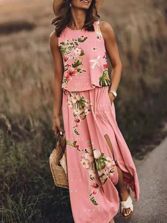 NIMA zomer maxi jurk
