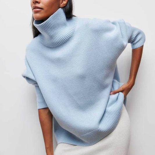 Avery - sweater with high collar
