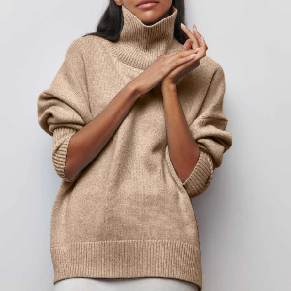 Avery - sweater with high collar