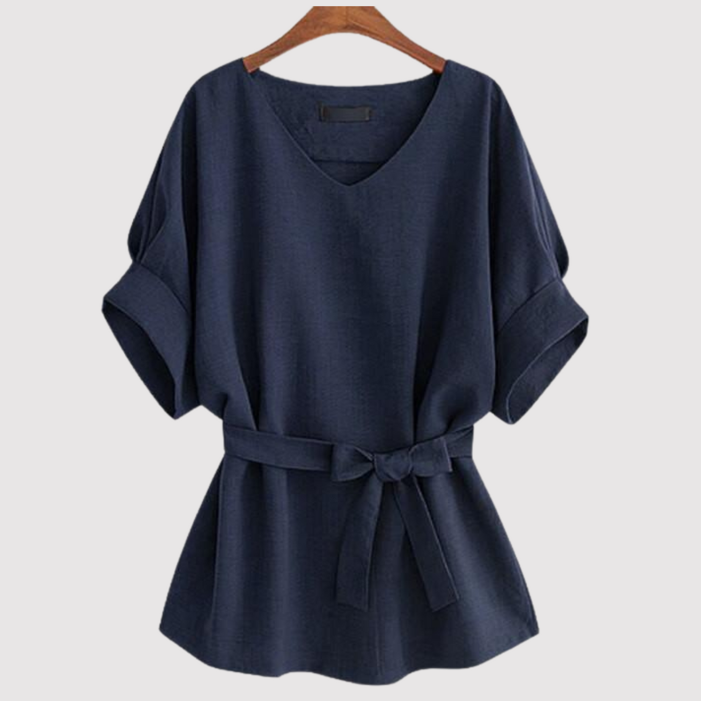 NIMA Losse Blouse Met Korte Mouwen