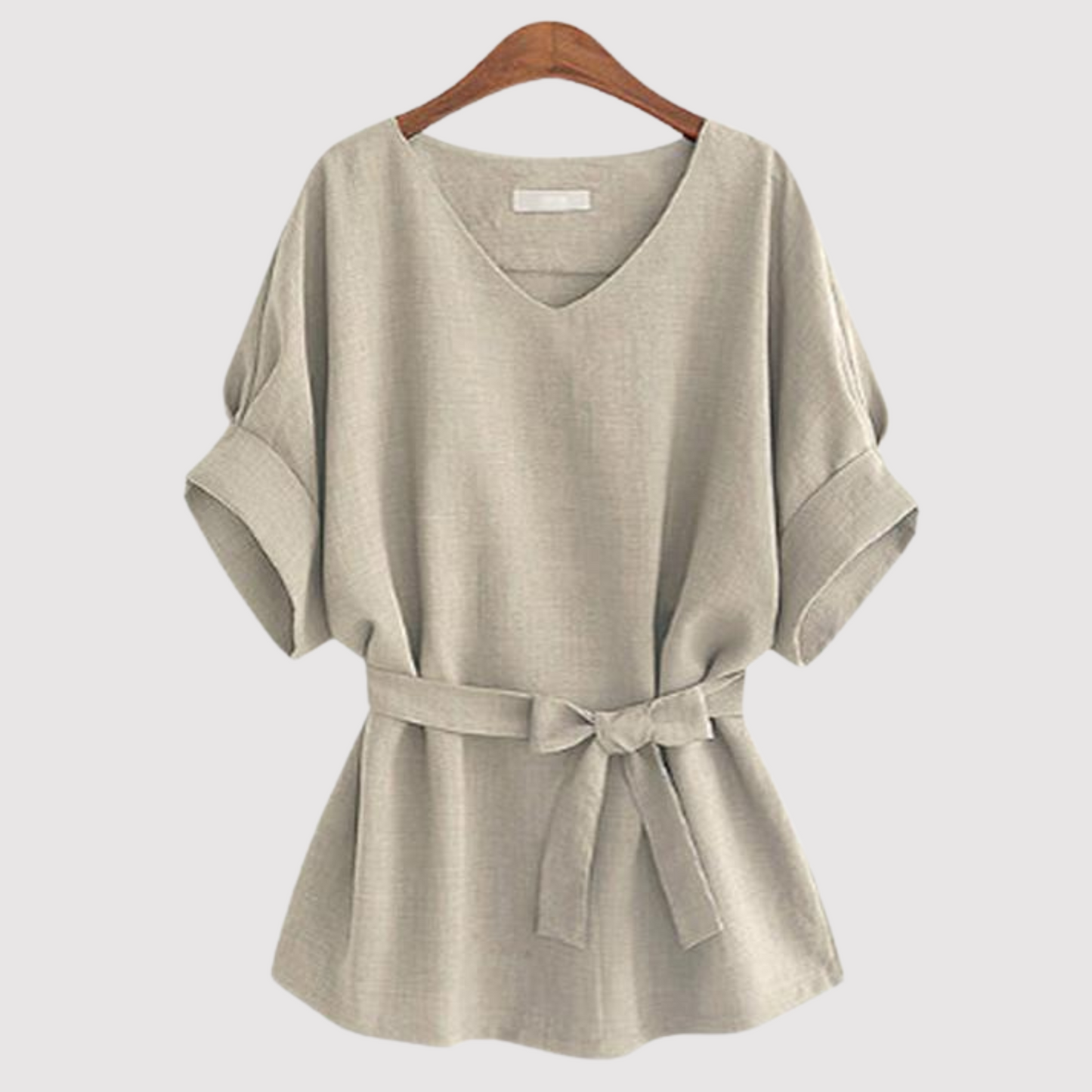 NIMA Losse Blouse Met Korte Mouwen