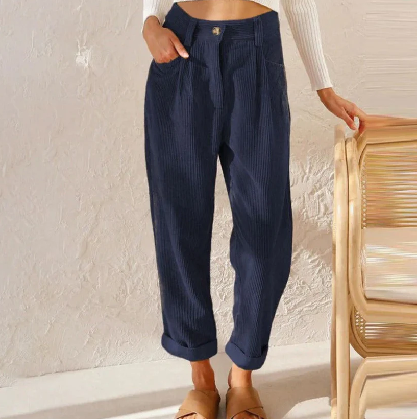 Malia - casual corduroy trousers