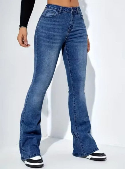 Ariana denim flared trousers