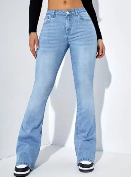 Ariana denim flared trousers
