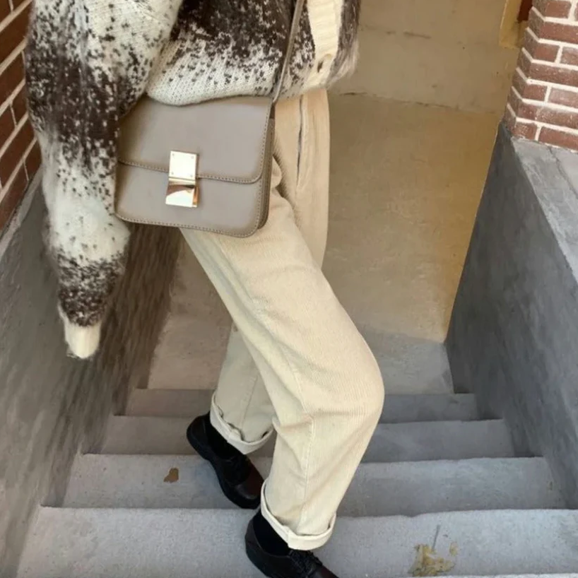 Malia - casual corduroy trousers