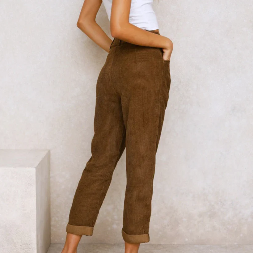 Malia - casual corduroy trousers