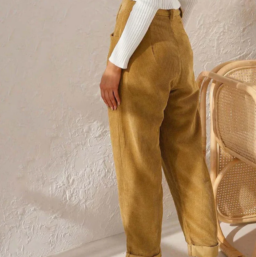Malia - casual corduroy trousers