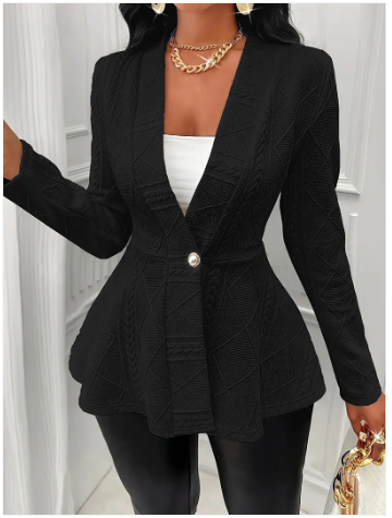 Savannah - elegant knitted blazer