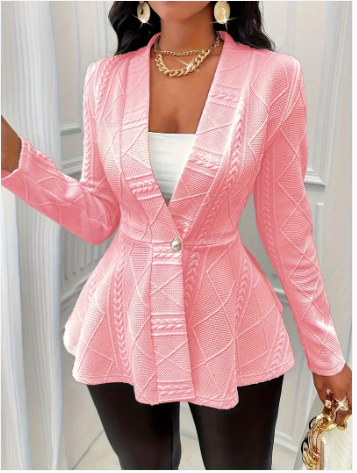Savannah - elegant knitted blazer