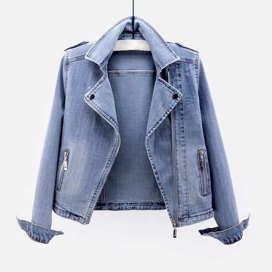 Frieda - versatile motorcycle denim jacket for women and men