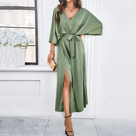 NIMA Elegante V-Hals Stijl Jurk