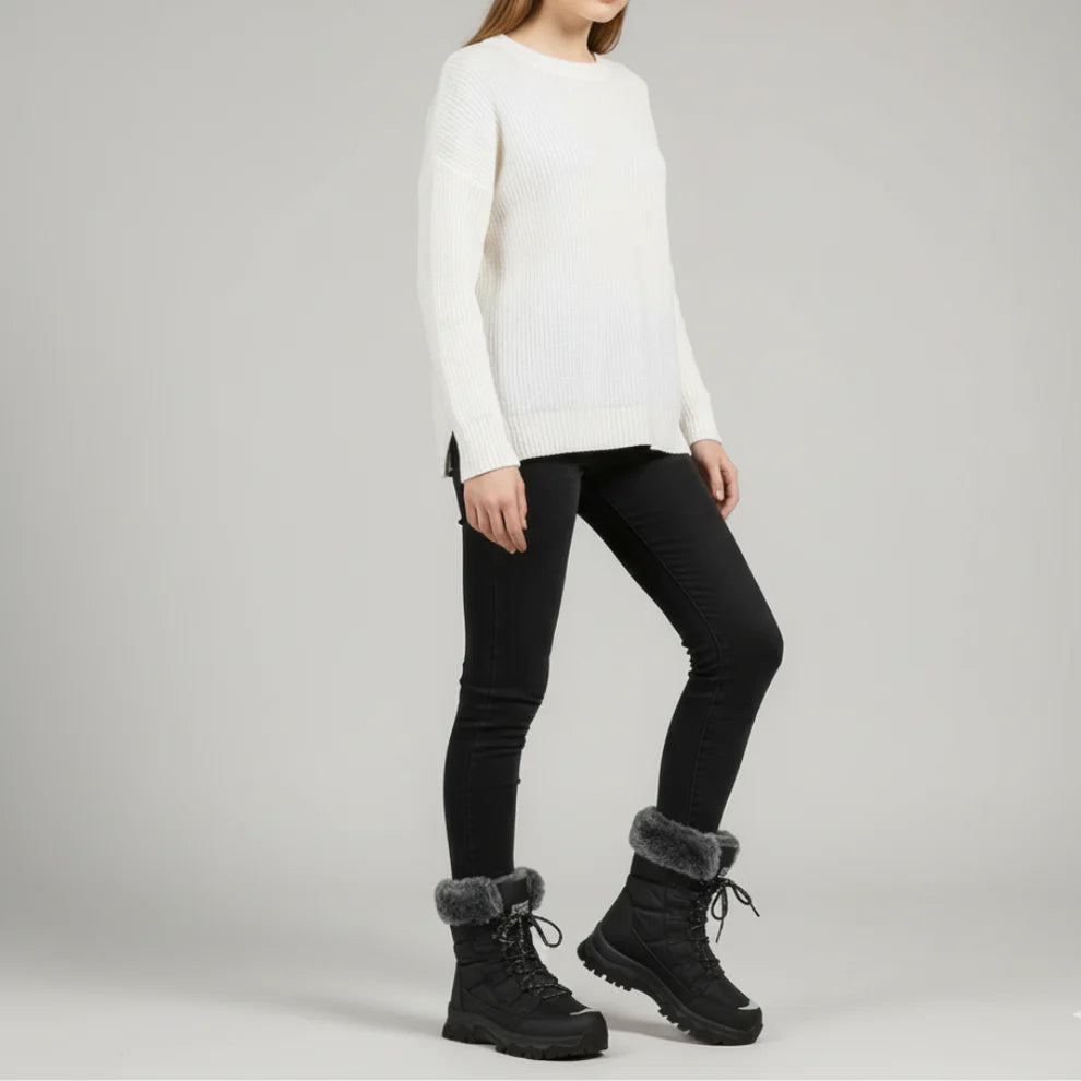 Women’s winter snow boots waterproof fur-lined – women