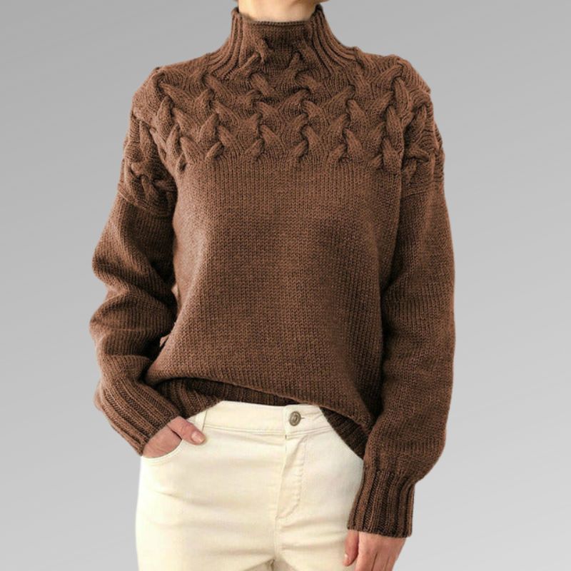 Caja - turtleneck sweater - elegance and warmth