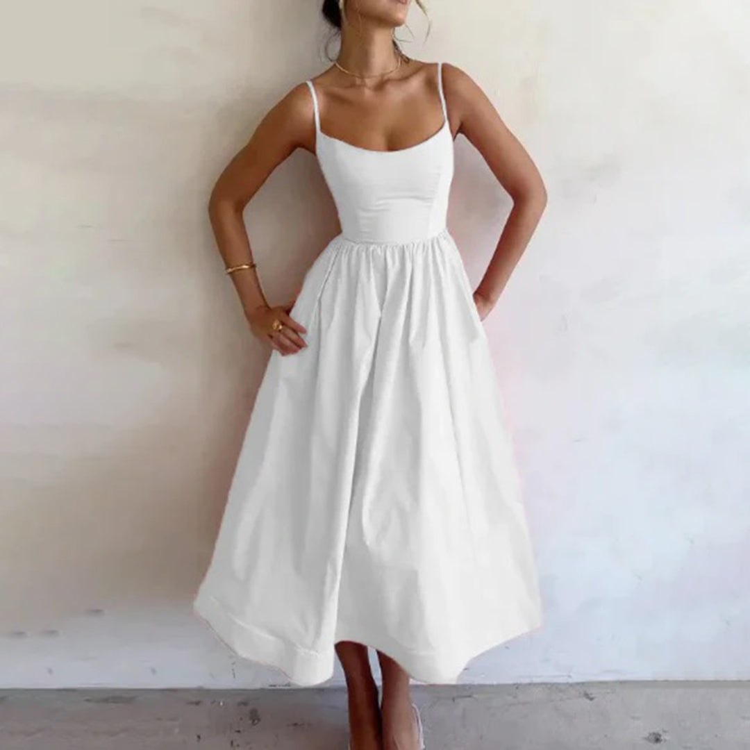 NIMA Elegante midi-jurk