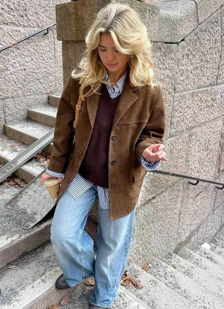 Lilly – vintage suede jacket