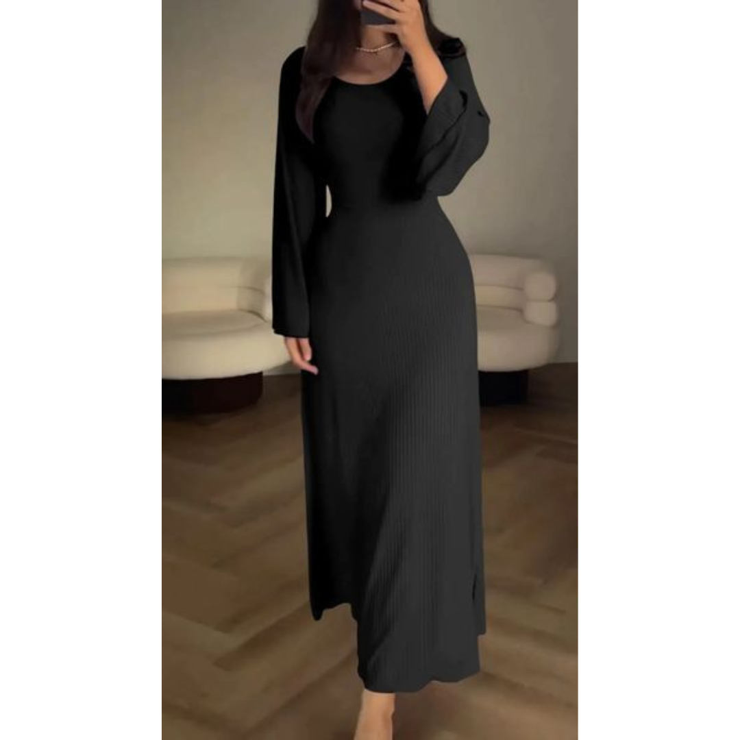 NIMA Elegantes Maxikleid