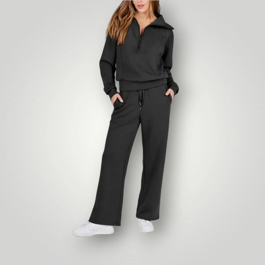 Women's two-piece loungewear set – comfortable set for everyday wear and lounging