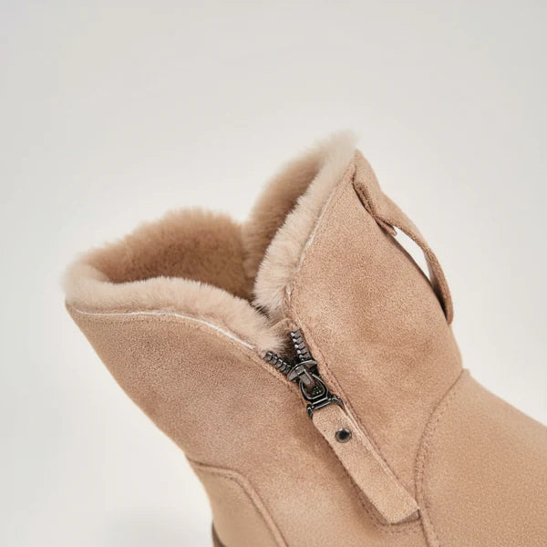 Women’s winter snow ankle boots platform & fur lining – women