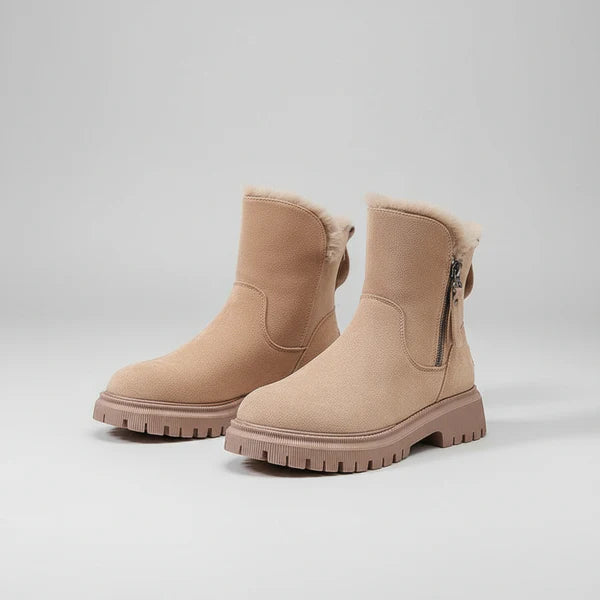 Women’s winter snow ankle boots platform & fur lining – women