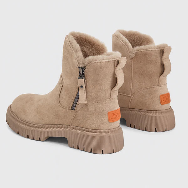 Women’s winter snow ankle boots platform & fur lining – women