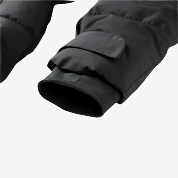 Women’s belted winter puffer jacket – women