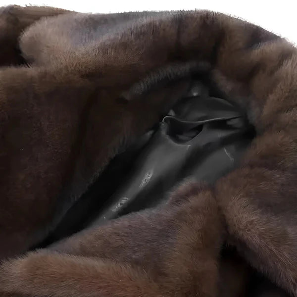 Women’s faux-fur long winter jacket – women