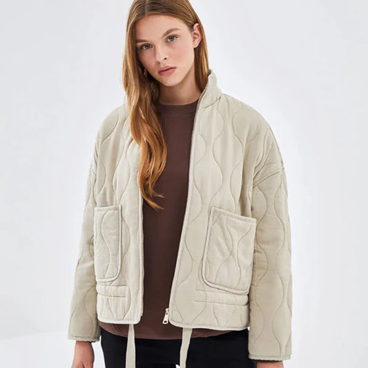 Women’s vintage quilted winter jacket – women