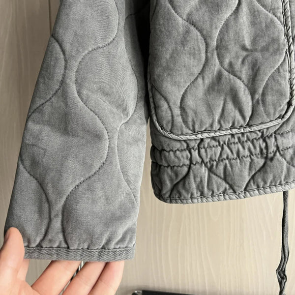 Women’s vintage quilted winter jacket – women