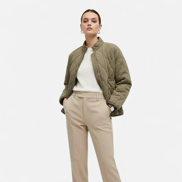 Women’s vintage quilted winter jacket – women