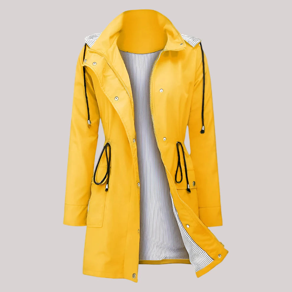 Women's water resistant windbreaker jacket lightweight & stylish